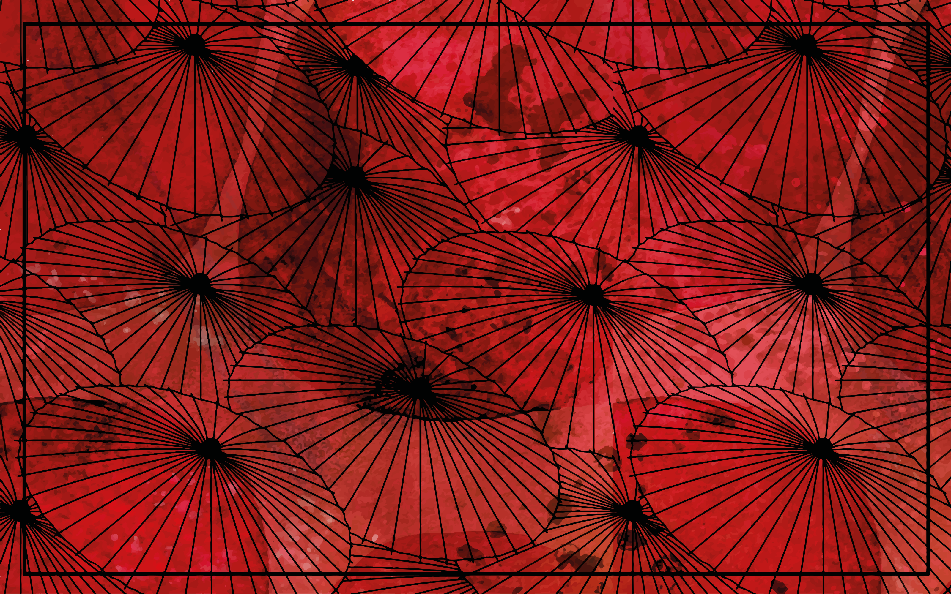 Raštuota raudona tekstūra tekstūrinis vinilinis kilima - „Tenstickers“