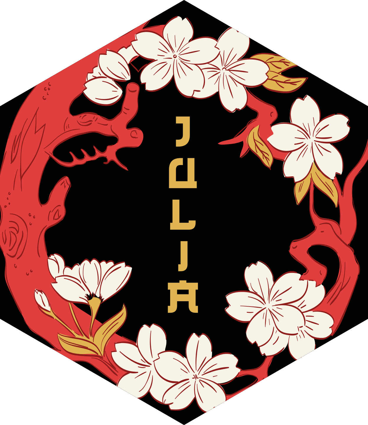 Personalizuota gėlių harmonija vinyl kilimėlis su vardu - „Tenstickers“