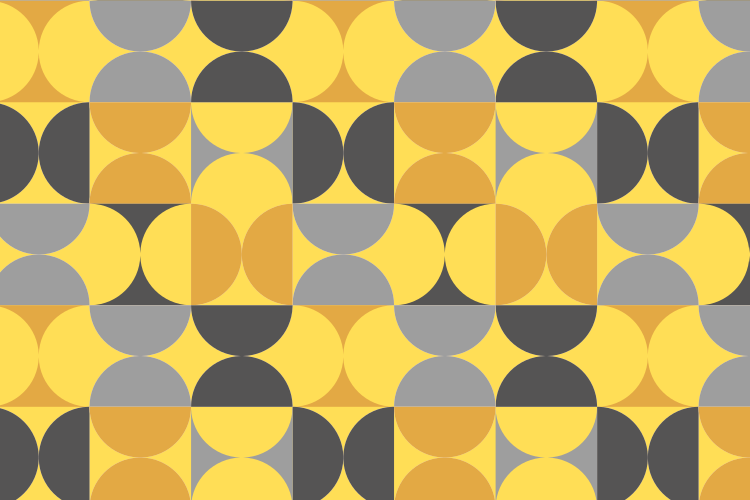 Apskrito modelio žaismas geometriniai kilimas - „Tenstickers“