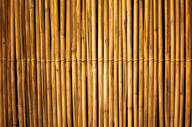 Bambuko dailios tekstūros miegamojo kilimas - „Tenstickers“