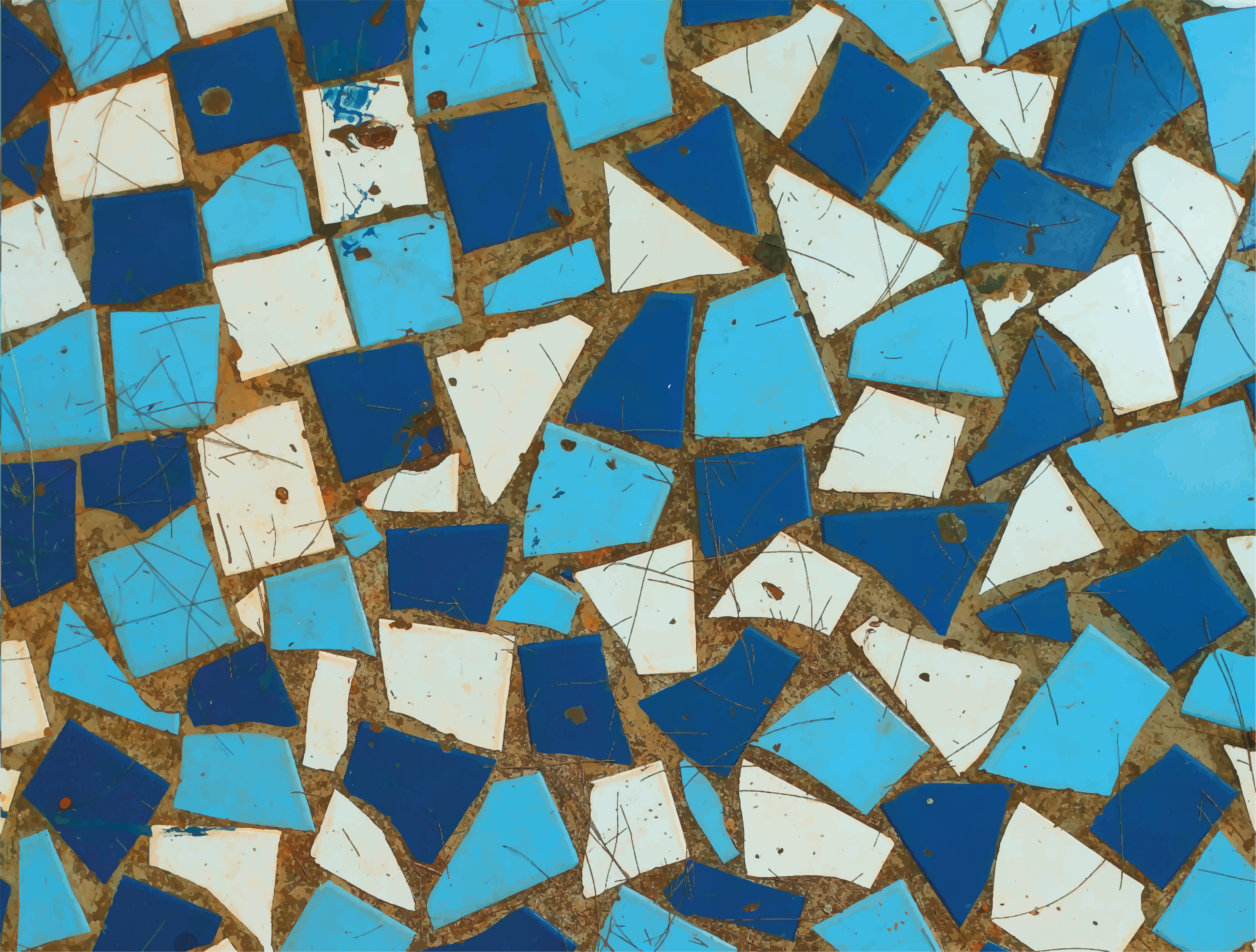 Mozaikinių plytelių išdėstymas mozaikinė vinilo kilimėlė - „Tenstickers“