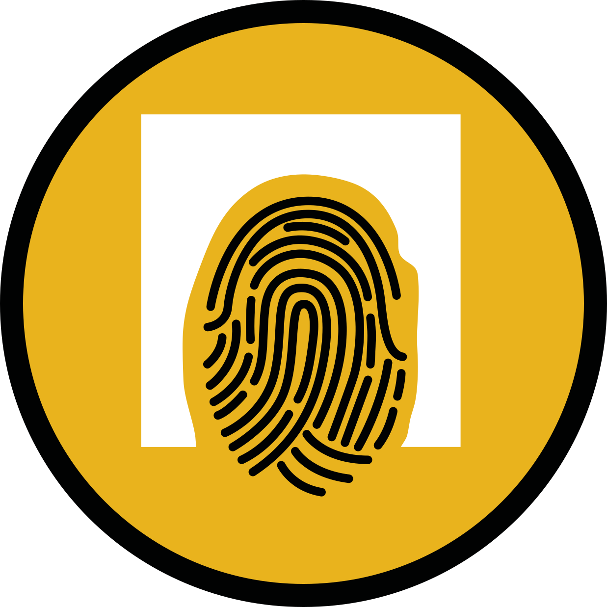 Pirštų atspaudų raštas mozaikinė vinilo kilimėlė - „Tenstickers“