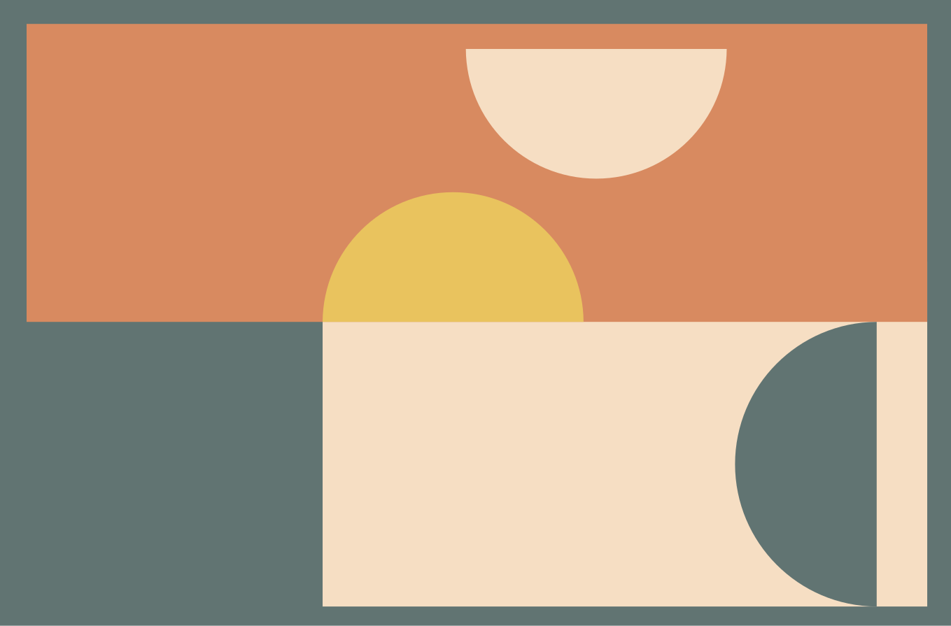 Apskritimai ir stačiakampiai modernus vinilinis kilimas - „Tenstickers“