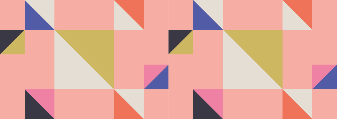 Modernūs trikampiai geometriniai kilimas - „Tenstickers“