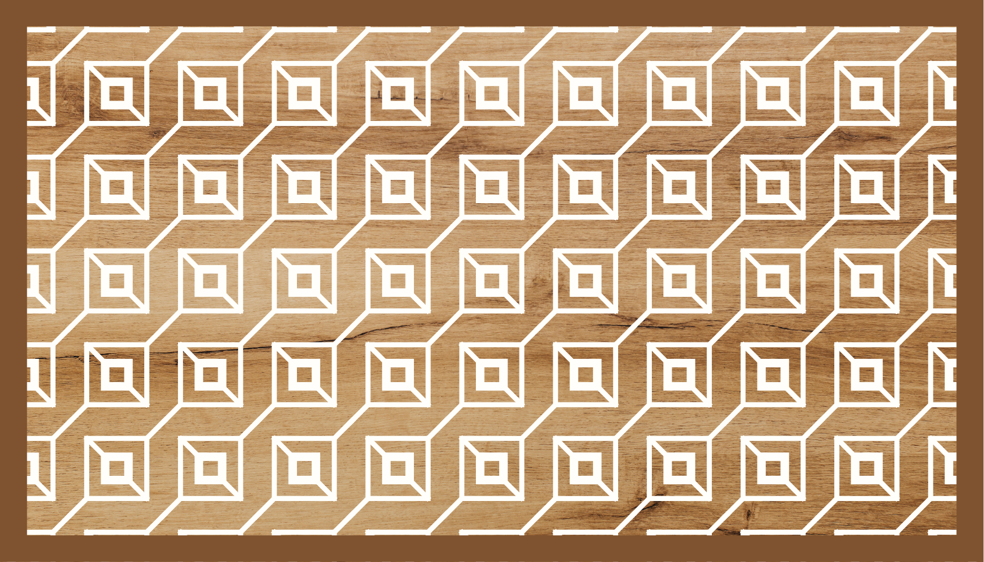 Geometriniai motyvai medžio efekto kilimas - „Tenstickers“