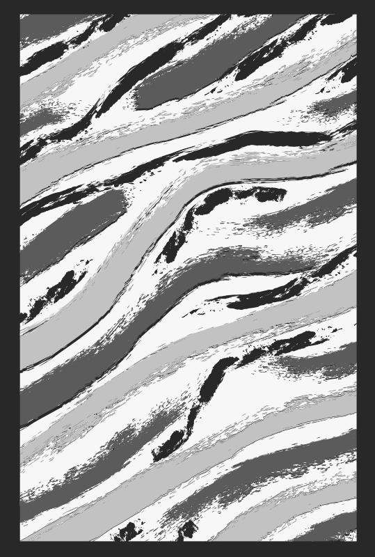 Stilingos zebro juostelės gyvūnų spaudos vinilo kilimėlis - „Tenstickers“