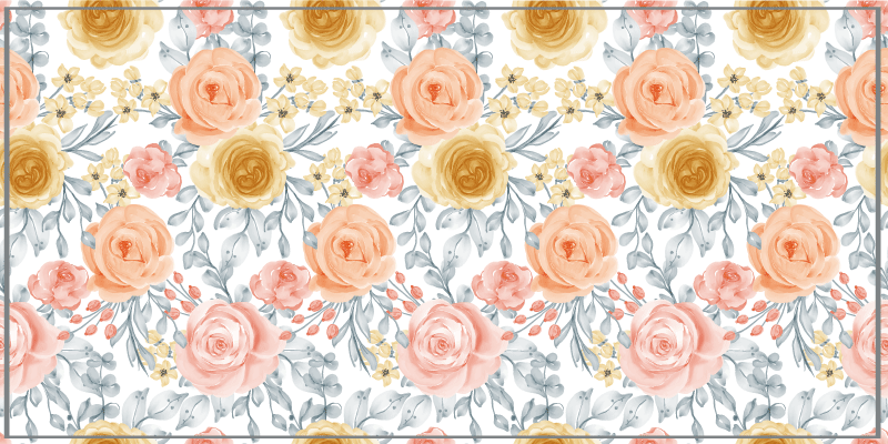 žiedo emblema koridoriaus vinilinė kilimėlė - „Tenstickers“