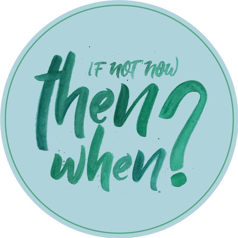 Jei ne dabar vinilo kilimėlas su frazėmis - „Tenstickers“