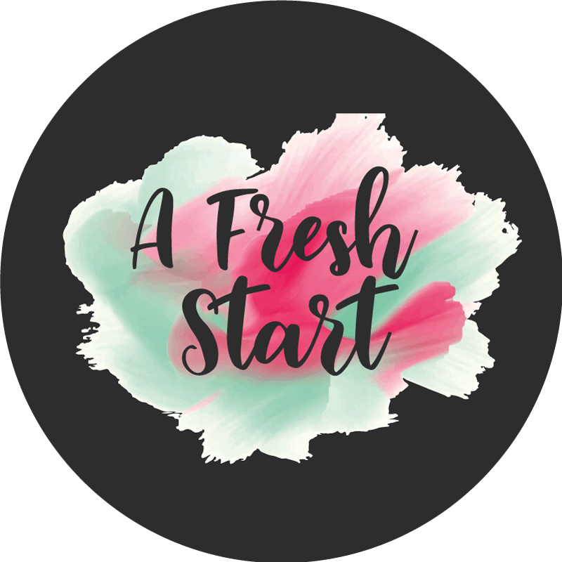 Nauja pradžia vinilo kilimėlas su frazėmis - „Tenstickers“