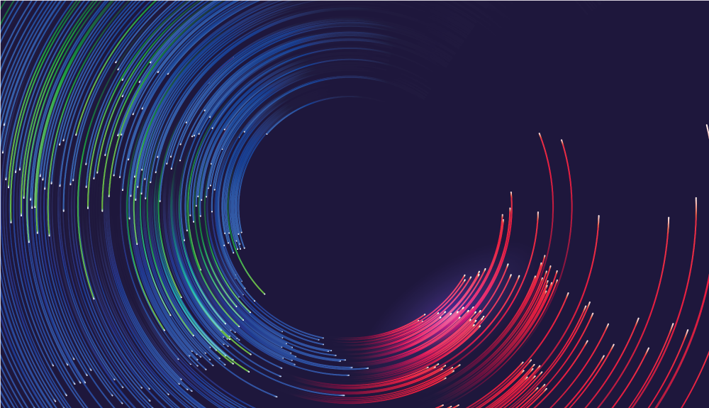 Besisukančios spalvų bangos modernus vinilinis kilimas - „Tenstickers“