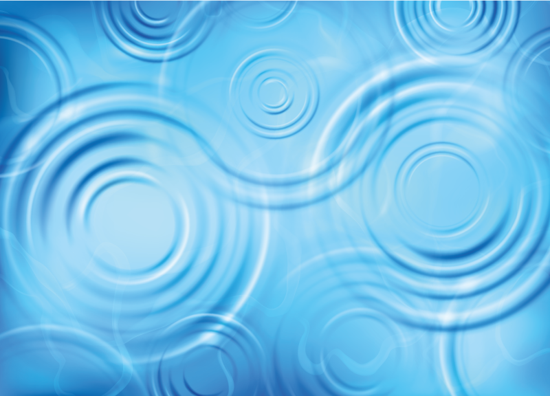 Vonios kambario vinilo kilimėlis su bangų efektu - „Tenstickers“