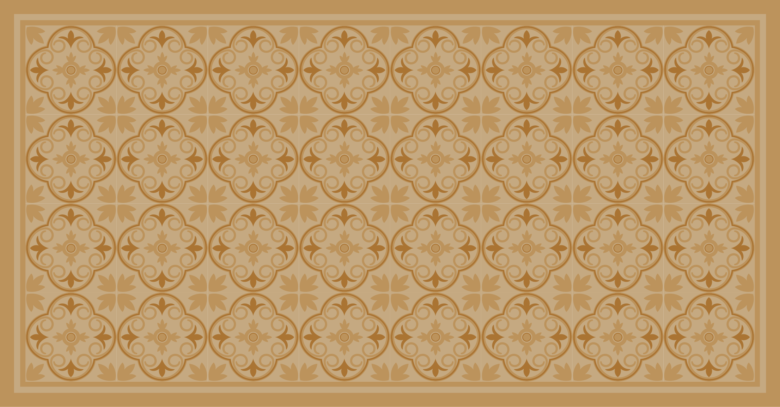 Geometrinis plytelių motyvas vinilinis kilimas svetainei - „Tenstickers“