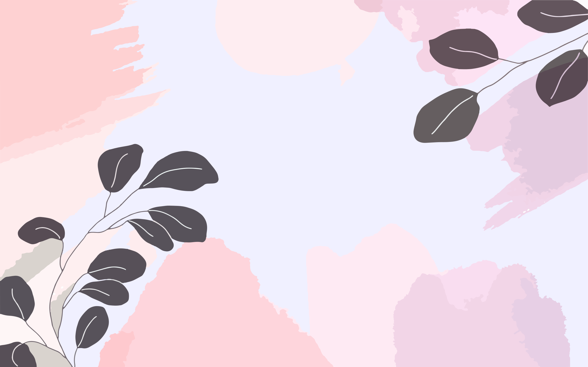 Elegantiškas lapų raštas gėlių rašto kilimėlis - „Tenstickers“