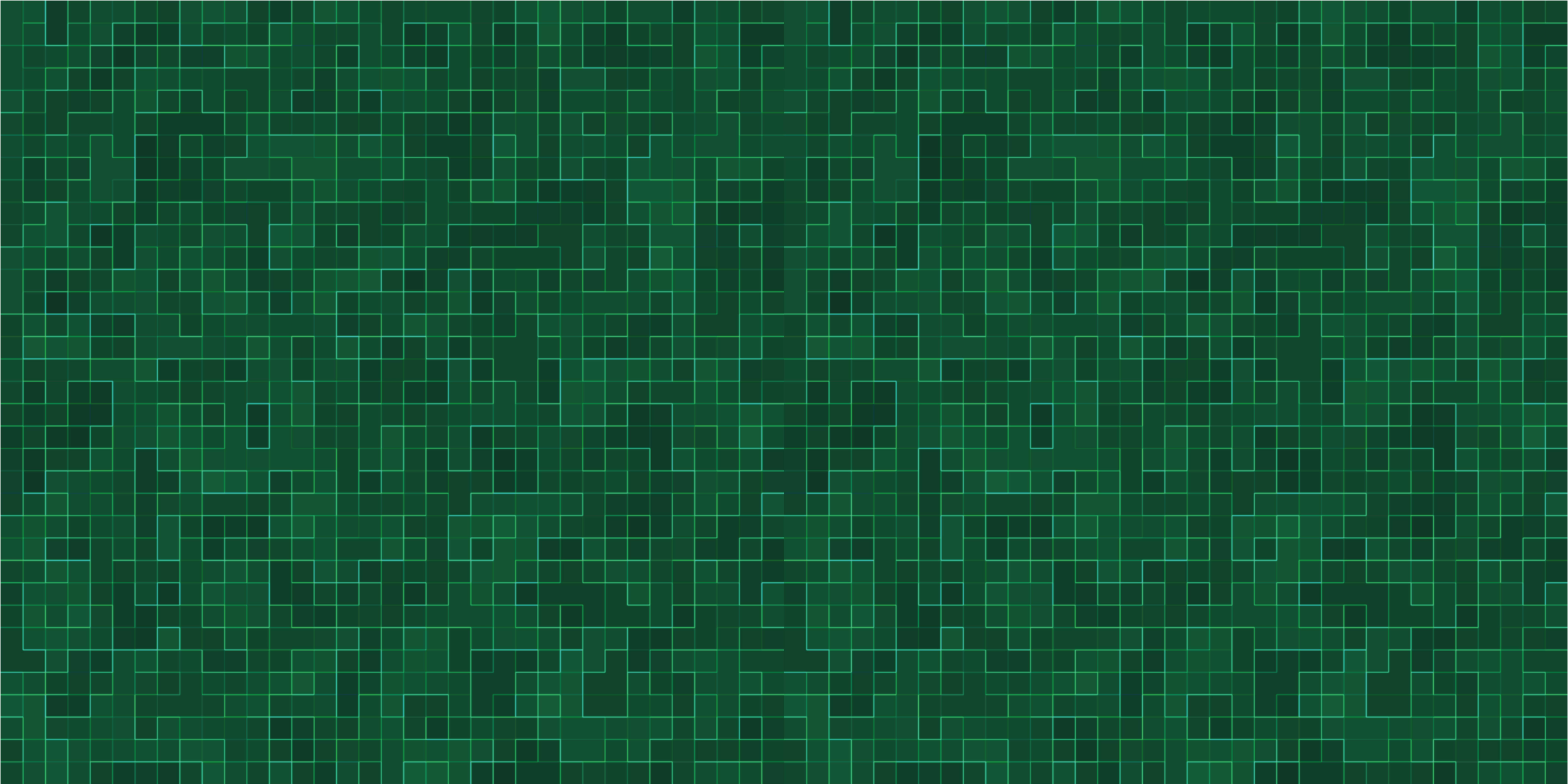 Abstraktus ryškiai žalios spalvos mozaikinis plytelių kilimas - „Tenstickers“