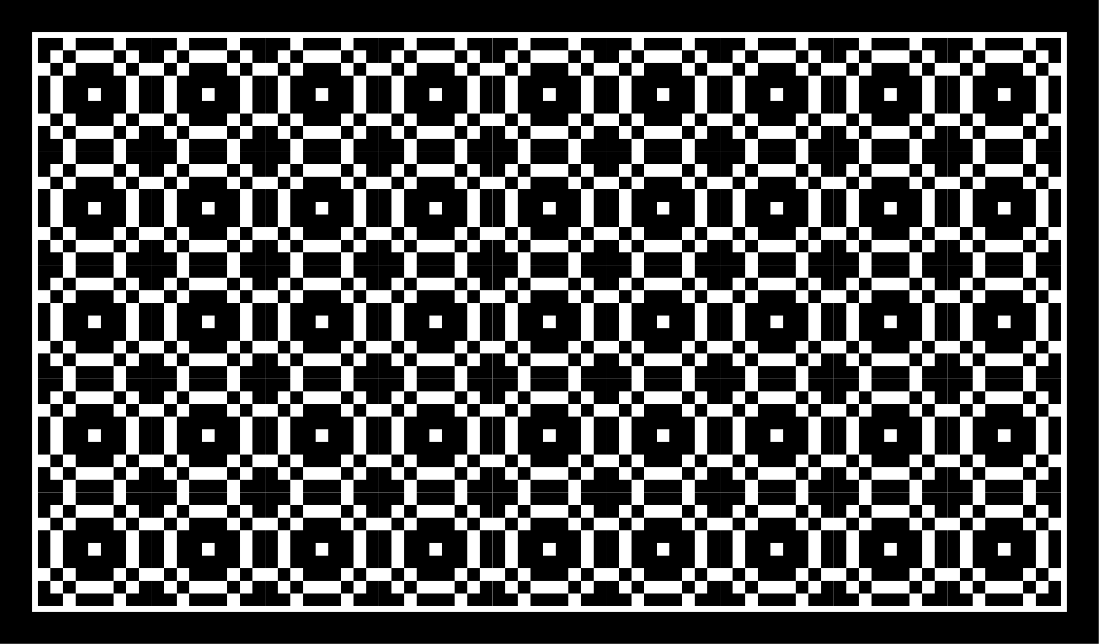 Monochrominis raštas geometriniai kilimas - „Tenstickers“