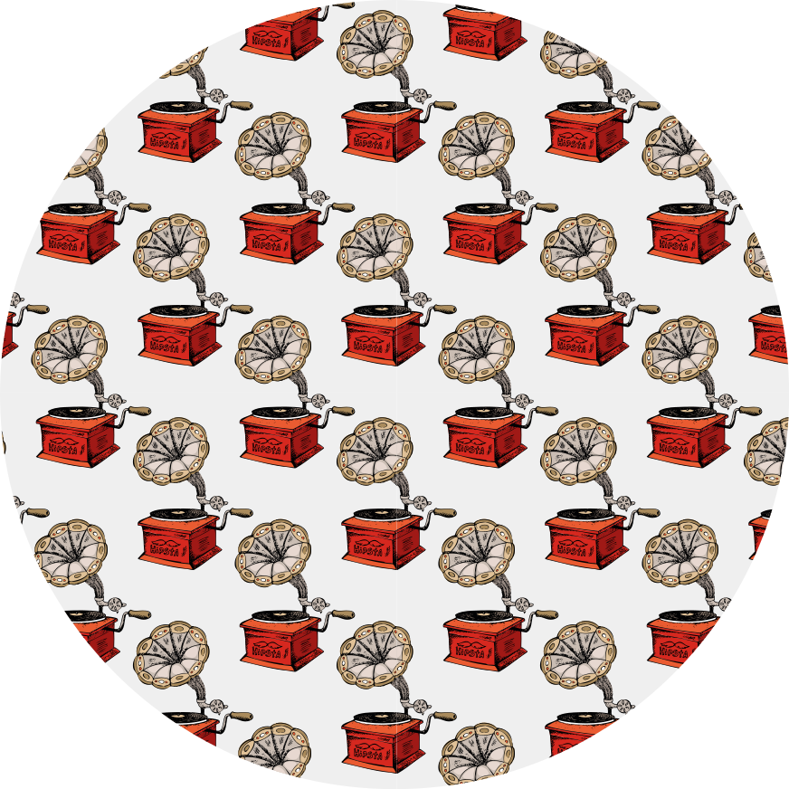 Tekstūrinis vinilinis kilimas retro muzikos dėžutės - „Tenstickers“