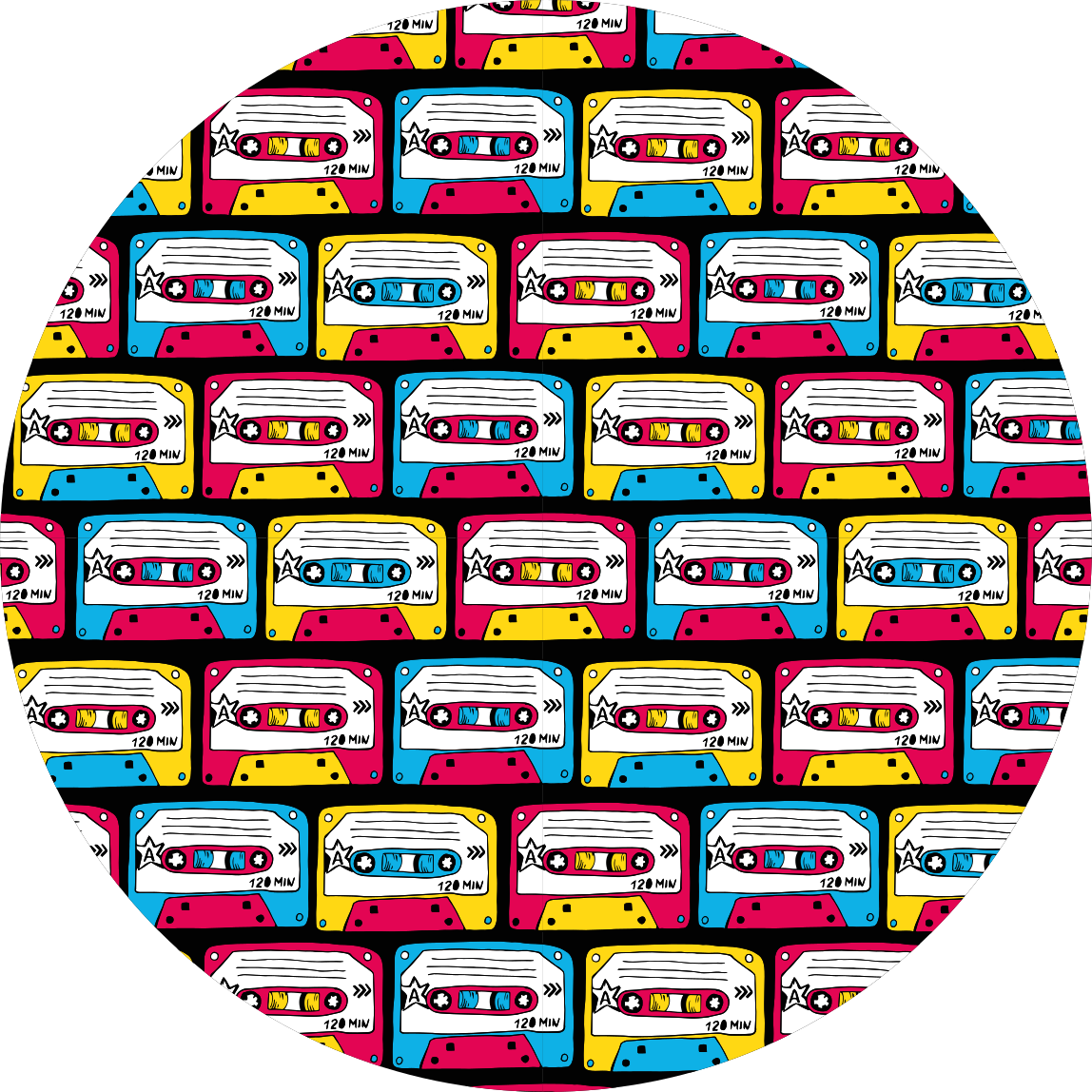 Senoviniai viniliniai kilimas gyvybingi kasetės - „Tenstickers“