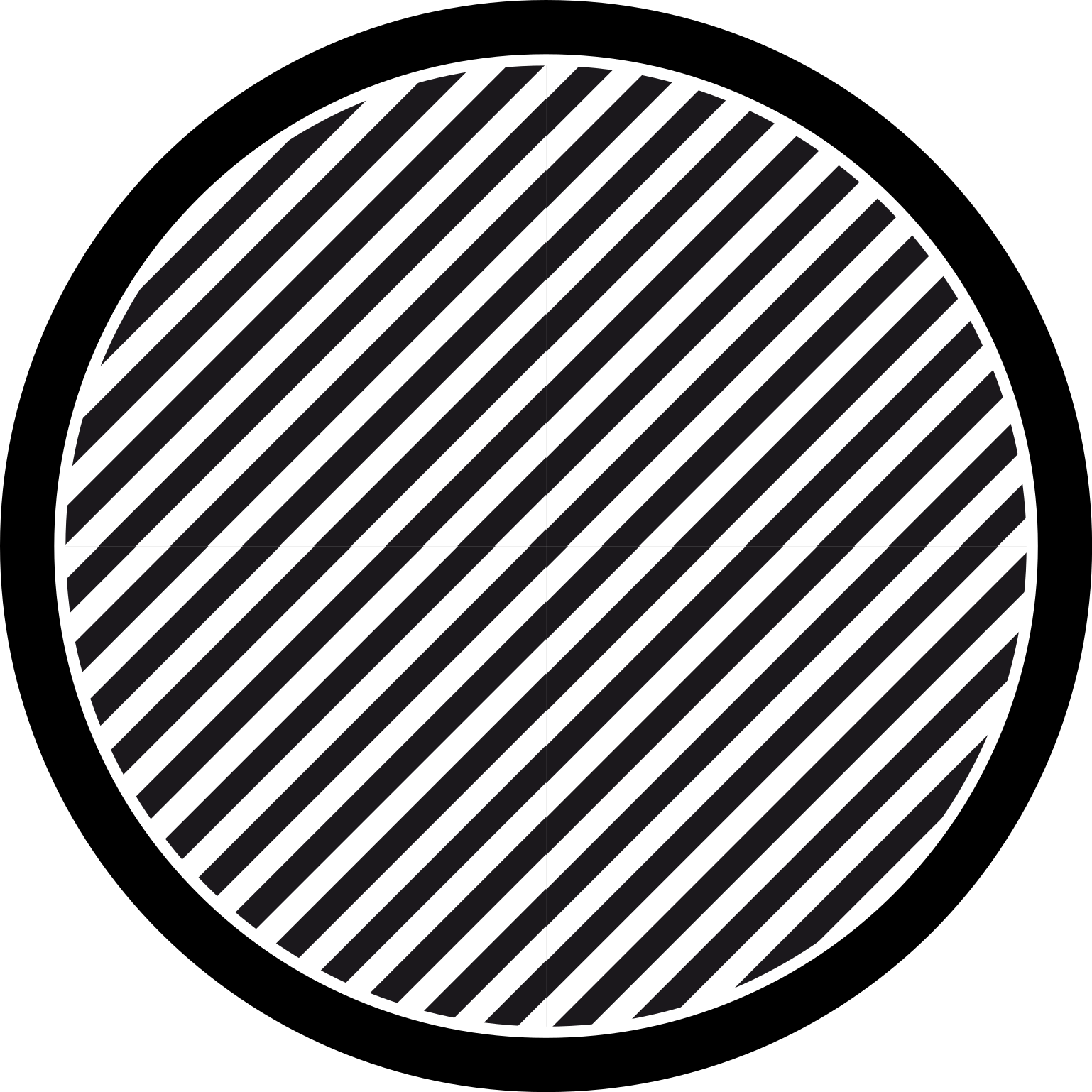 Dryžuotas vinilo kilimas vienos spalvos juostelėmis - „Tenstickers“