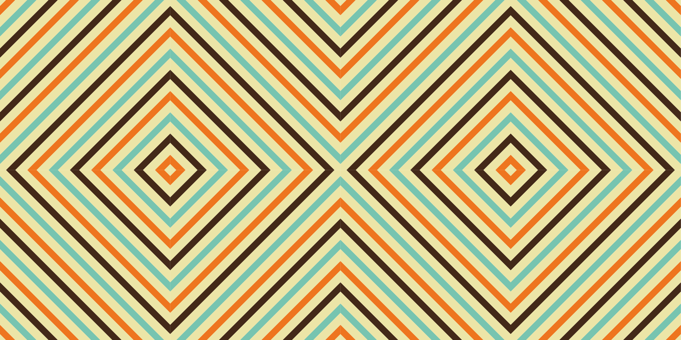 Rombo formos juostelės geometriniai kilimas - „Tenstickers“