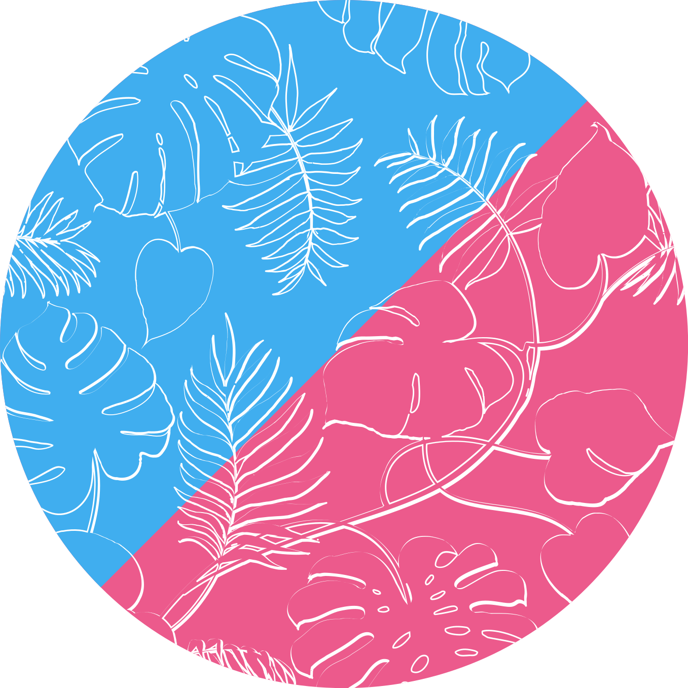 Gamtos vinilinis kilimas lapų tropikai - „Tenstickers“