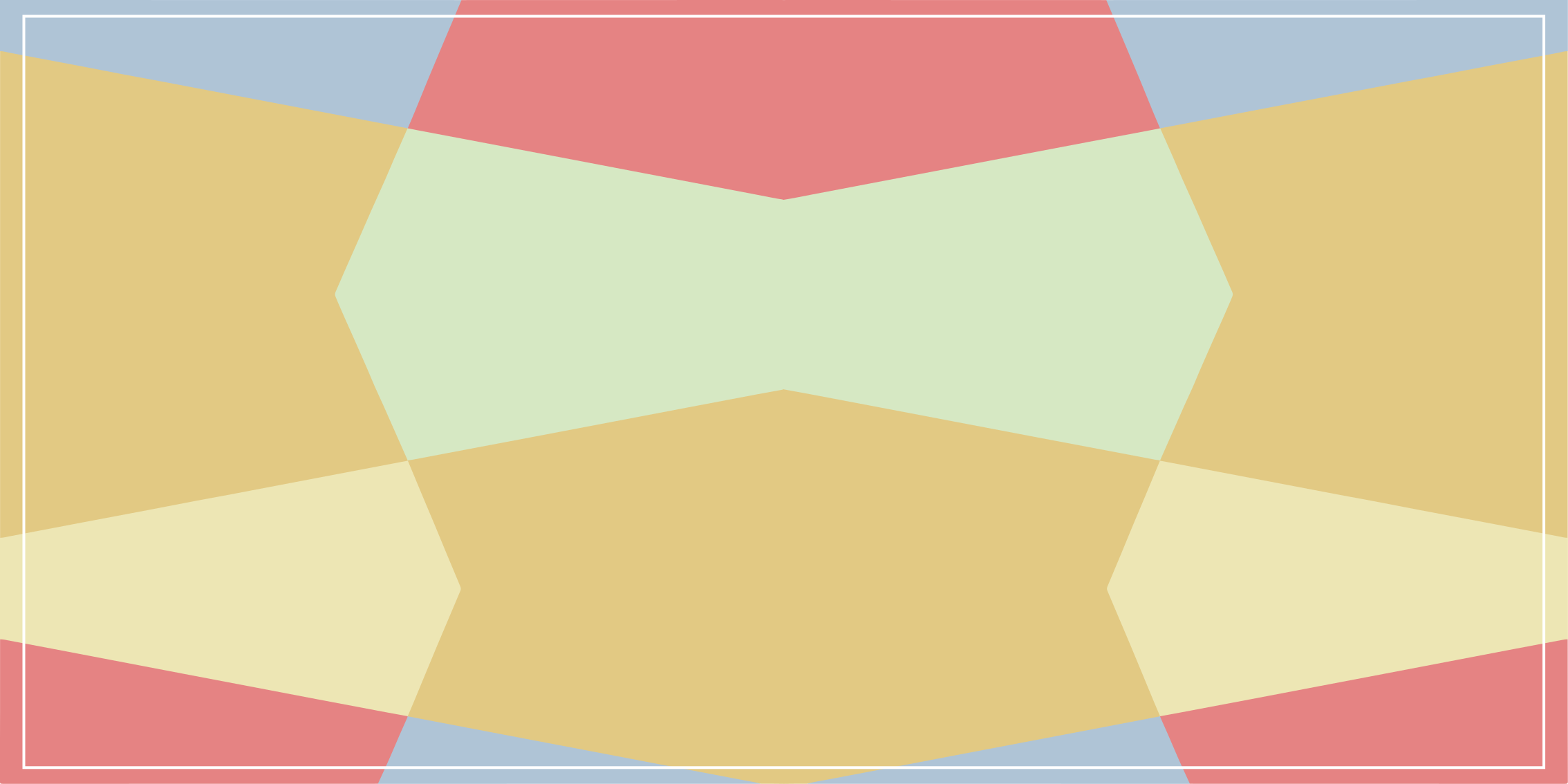 Spalvingos daugiakampės formos geometriniai kilimas - „Tenstickers“