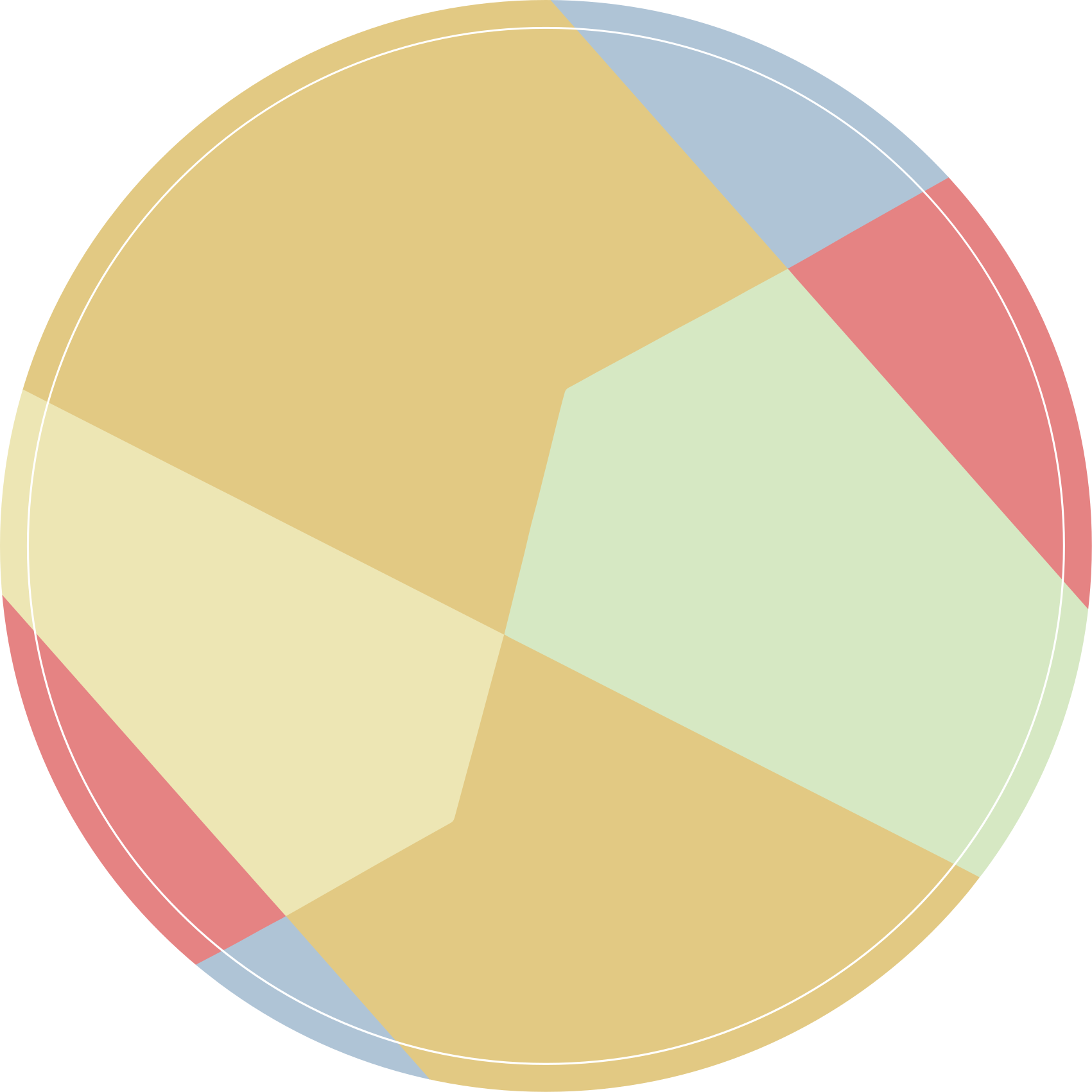 Geometriniai kilimas kampiniai spalvų blokai - „Tenstickers“