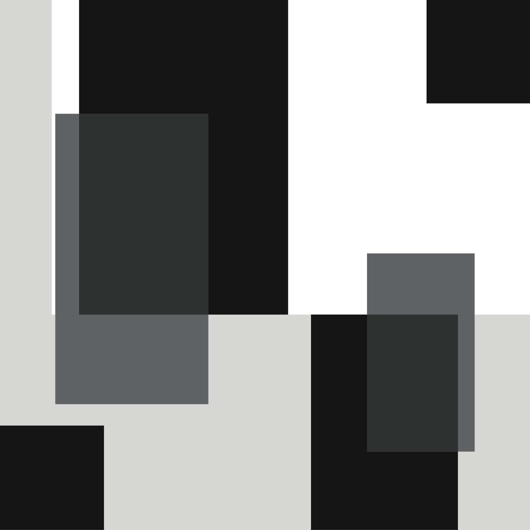 Juodos ir baltos spalvos kvadratinis vinilo kilimas - „Tenstickers“