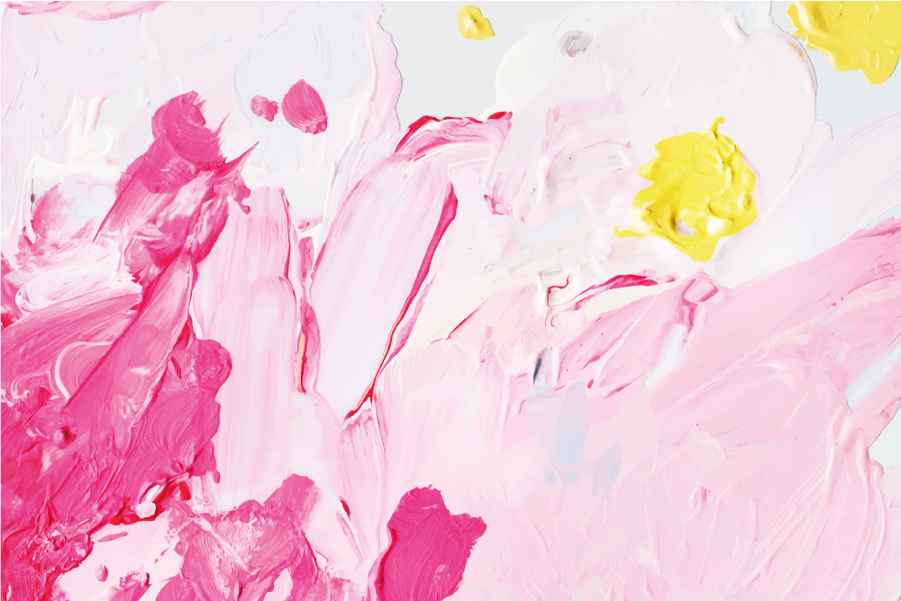 Abstraktūs gėlių atspalviai gamtos vinilinis kilimas - „Tenstickers“