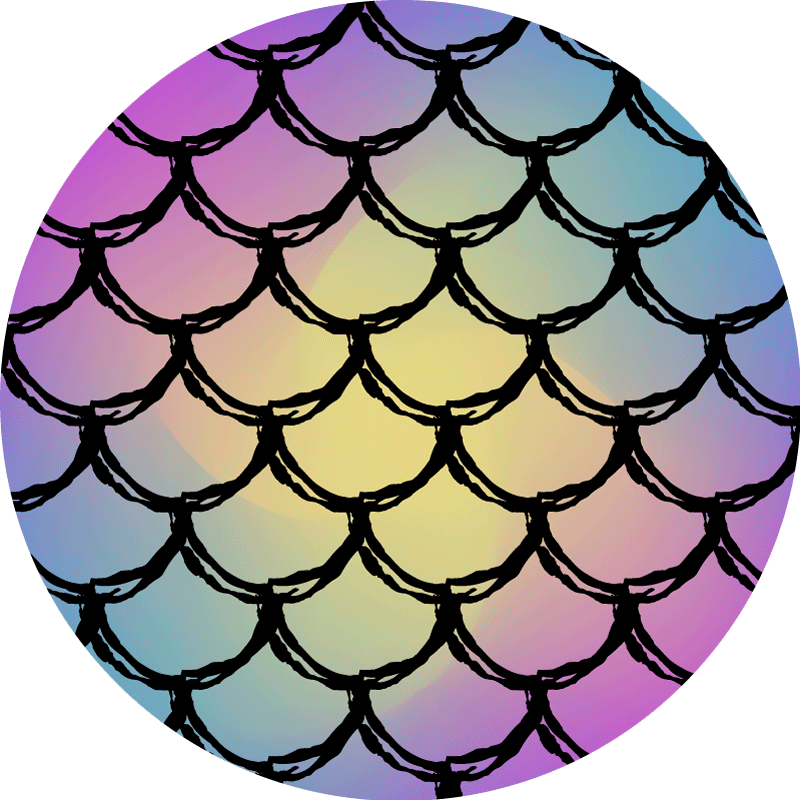 Skalių gradiento raštas kelių kilimėliai - „Tenstickers“