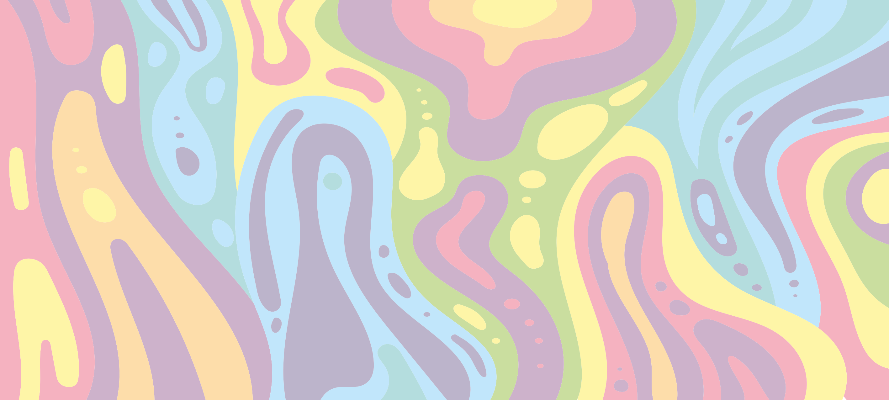 Spalvingos abstrakčios bangos vinilinis kilimėlis - „Tenstickers“