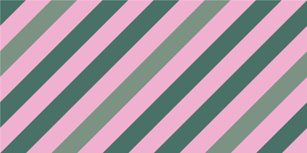 Pastelinės rožinės ir žalios spalvos stačiakampis kilimas - „Tenstickers“