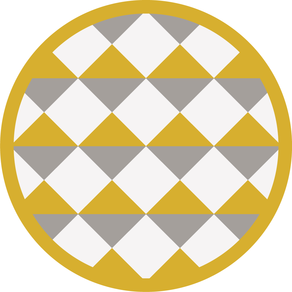 Deimanto rašto apskritimas geometriniai kilimas - „Tenstickers“