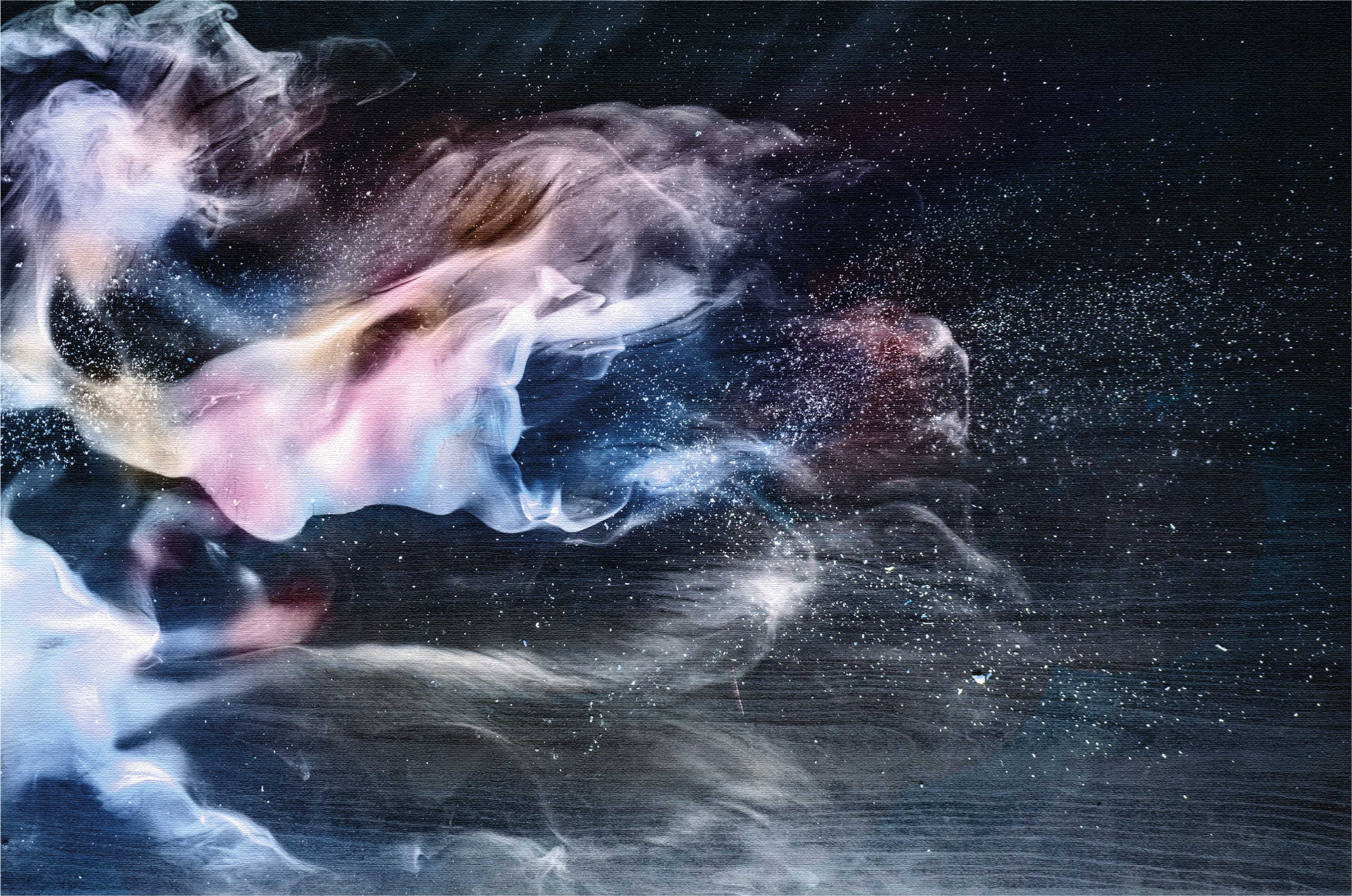 Kosminių dūmų sūkuriai paaugliams vinilo kilimėlis - „Tenstickers“