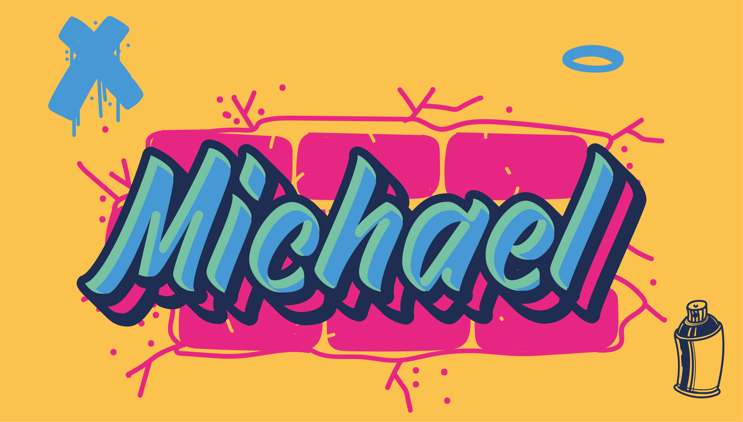 Grafiti pasirinktinis pavadinimas vinilinis kilimėlis - „Tenstickers“