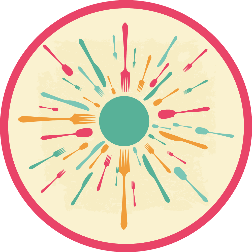 Spalvingų stalo įrankių sprogimas kilimas virtuvei - „Tenstickers“