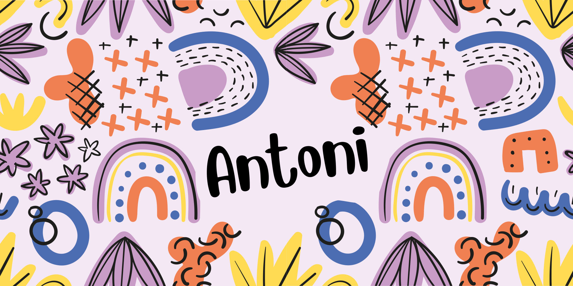 šiaurietiškas geometrinis su pavadinimu vinilinis kilimėlis - „Tenstickers“