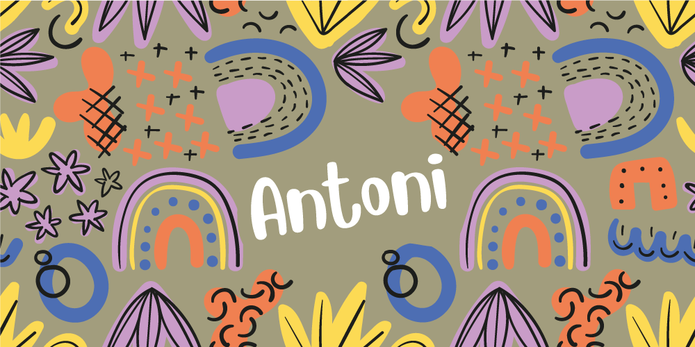 Spalvingi vaivorykštės raštai vinilinis kilimėlis - „Tenstickers“