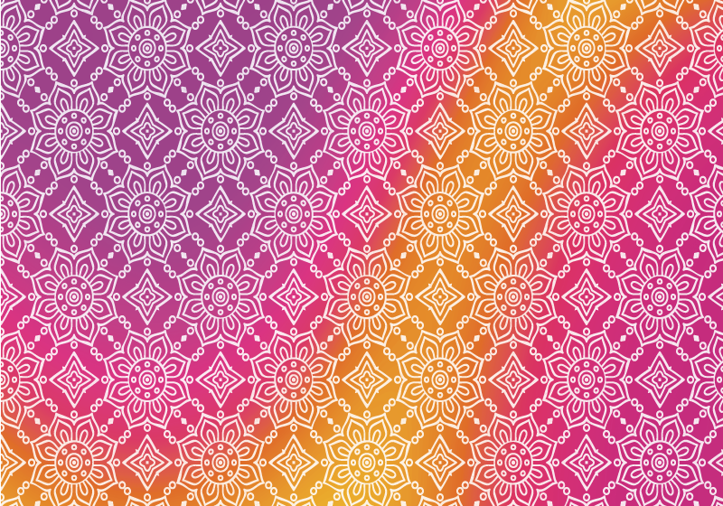 Elegantiškas gradientas mandala kilimėlis - „Tenstickers“