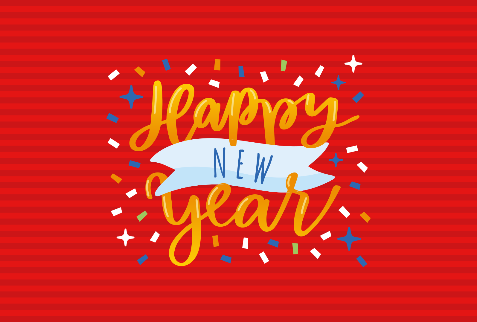 Naujųjų metų šventė kalėdinis kilimėlis - „Tenstickers“