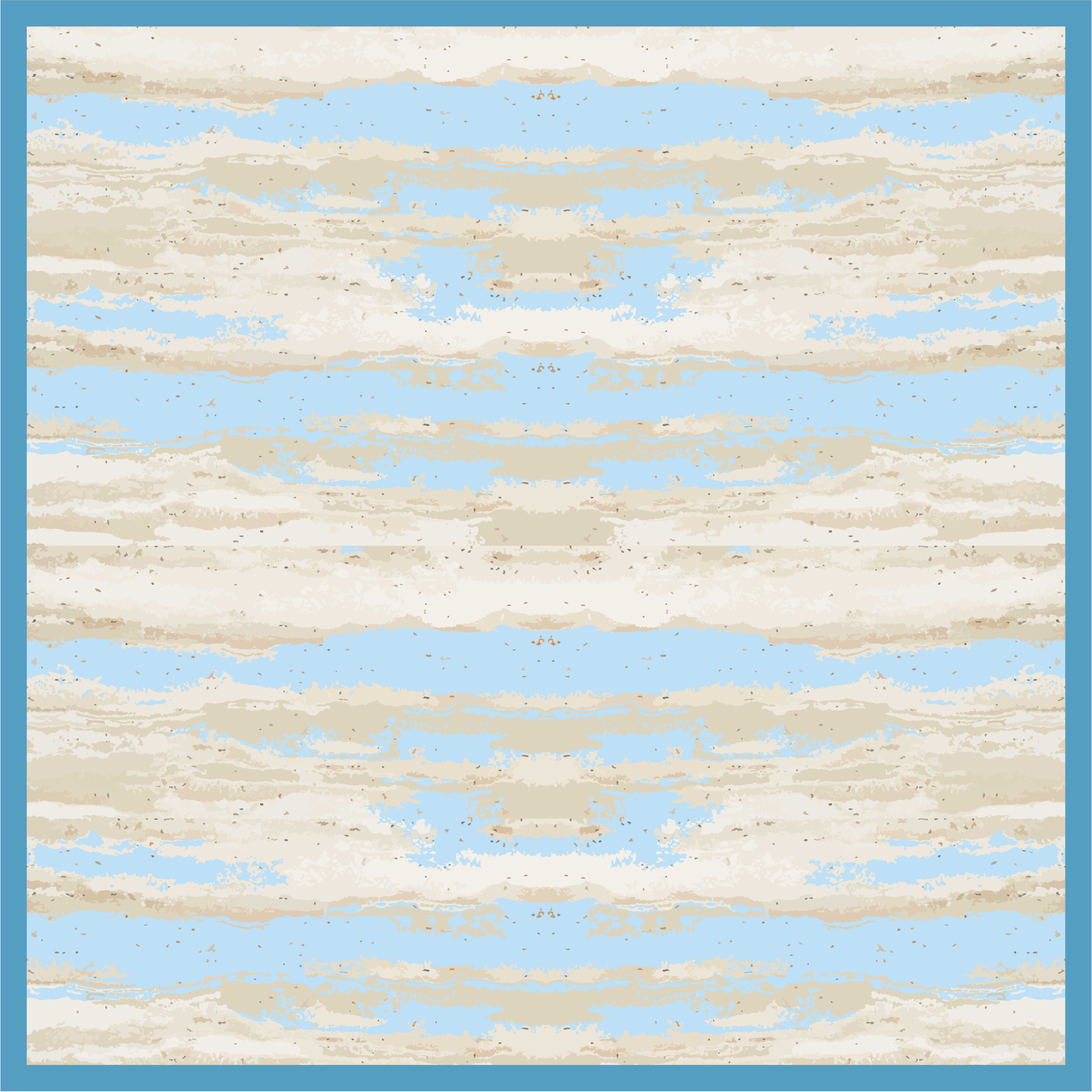 Pilkos ir mėlynos spalvos imitacija medžio efekto kilimas - „Tenstickers“