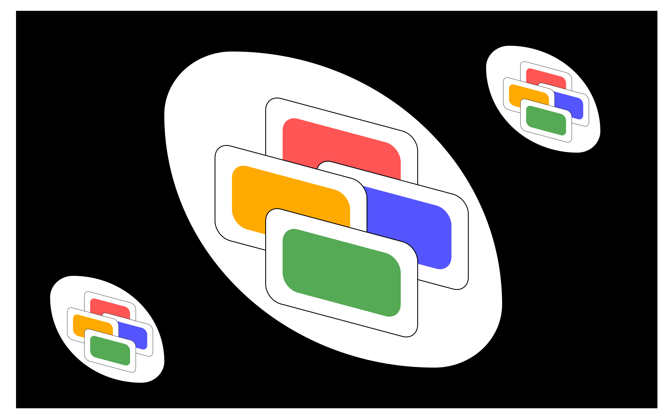Juoda klasikinė kortelė žaidimų dizaino vinilo kilimėlis - „Tenstickers“