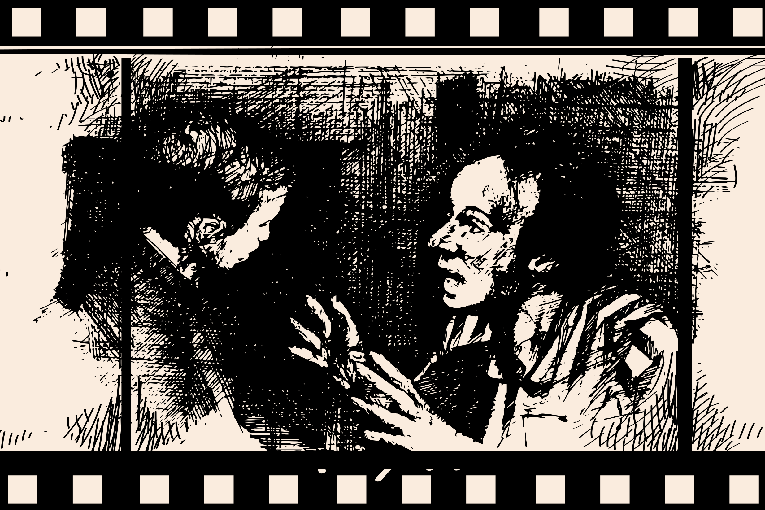 Filmo scenos menas renginio vinilo kilimas - „Tenstickers“