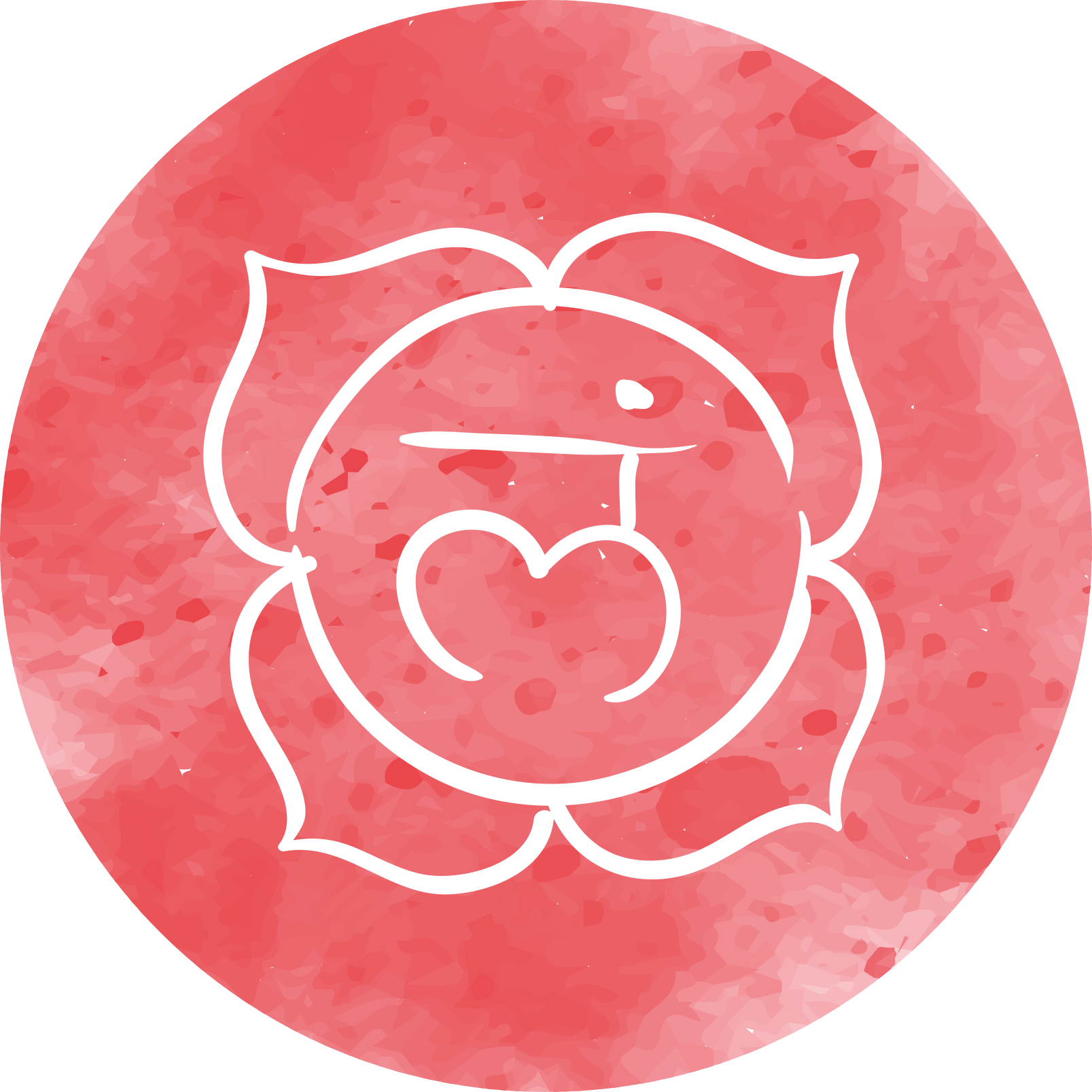 Graži šaknies čakra etinis simbolis etninis kilimas - „Tenstickers“