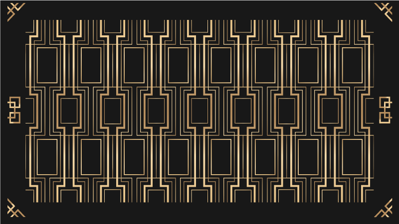 Elegantiški geometriniai raštai modernus vinilinis kilimas - „Tenstickers“