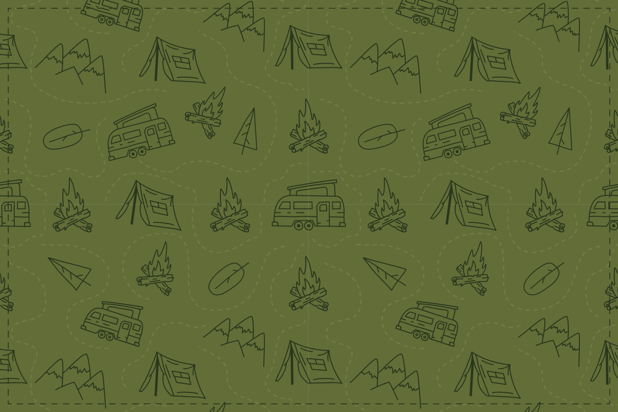 Stovyklavimo nuotykių tema gamtos vinilinis kilimas - „Tenstickers“