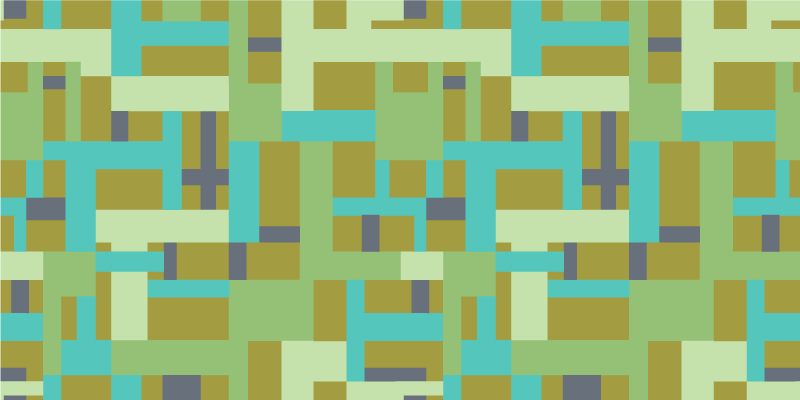 žalios spalvos segmentai geometriniai kilimas - „Tenstickers“