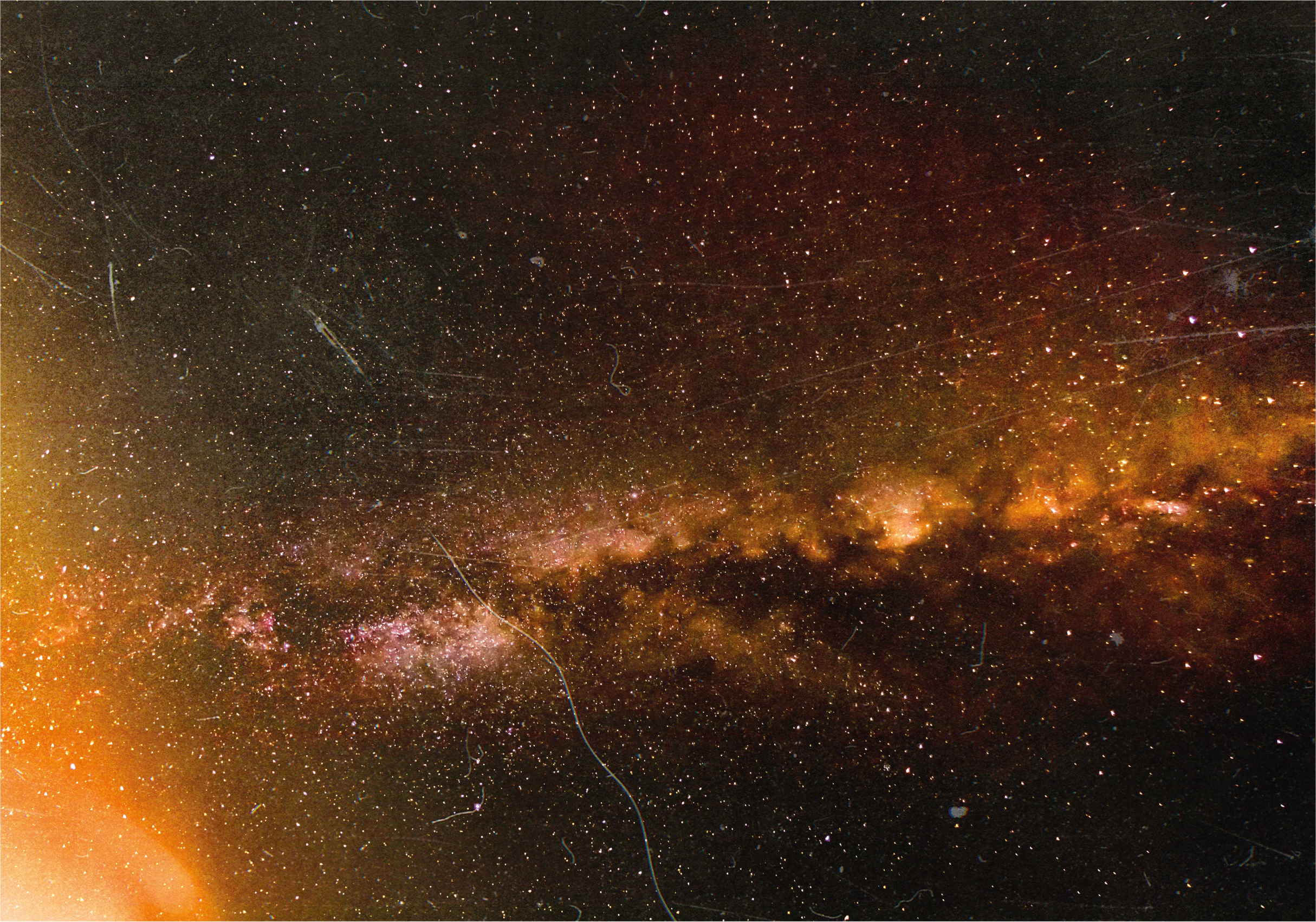 Kosminės galaktikos vaizdas žvaigždžių vinilinis kilimėlis - „Tenstickers“