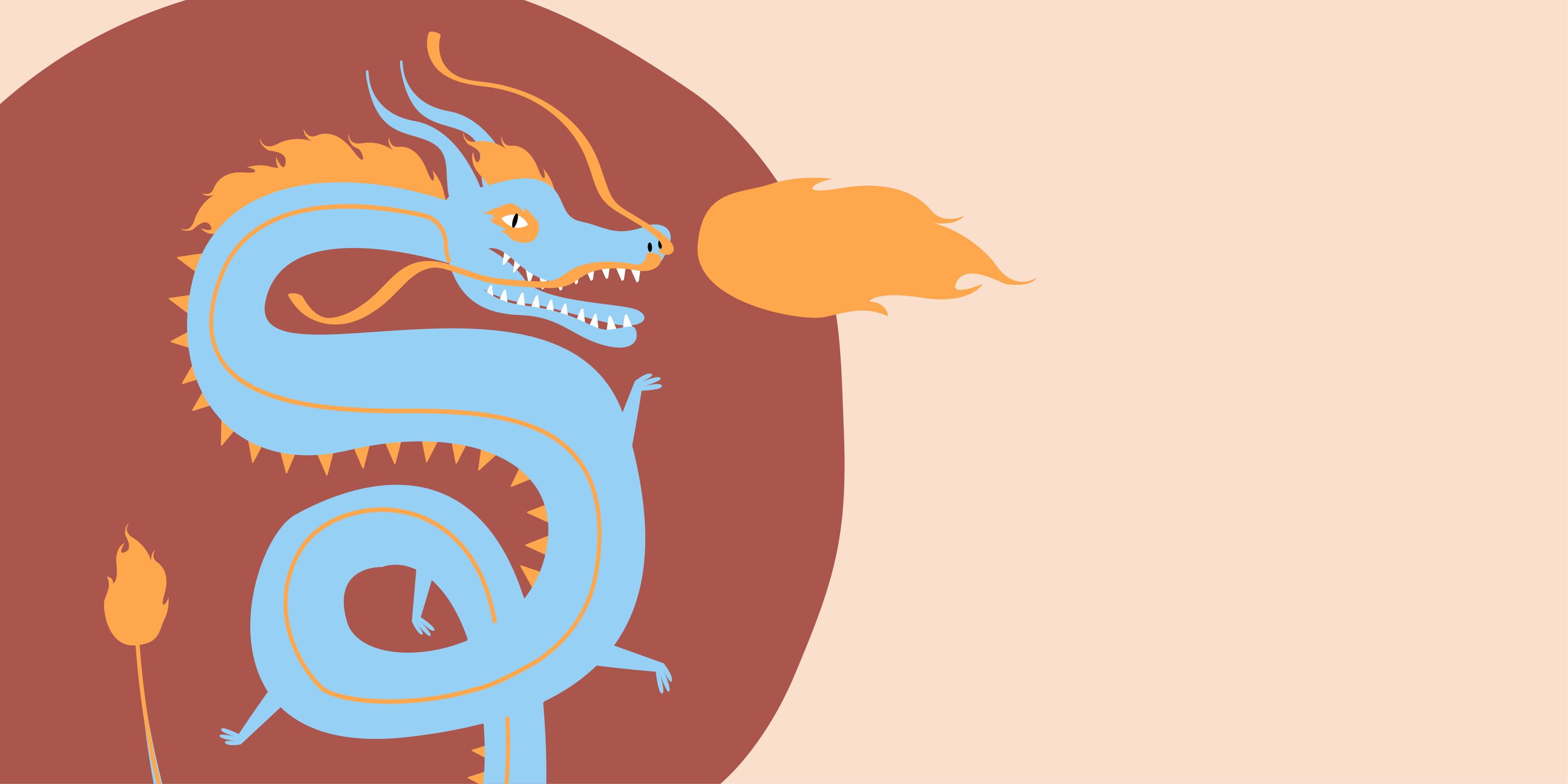 Drakono dvasia etninis vinilinis kilimas - „Tenstickers“