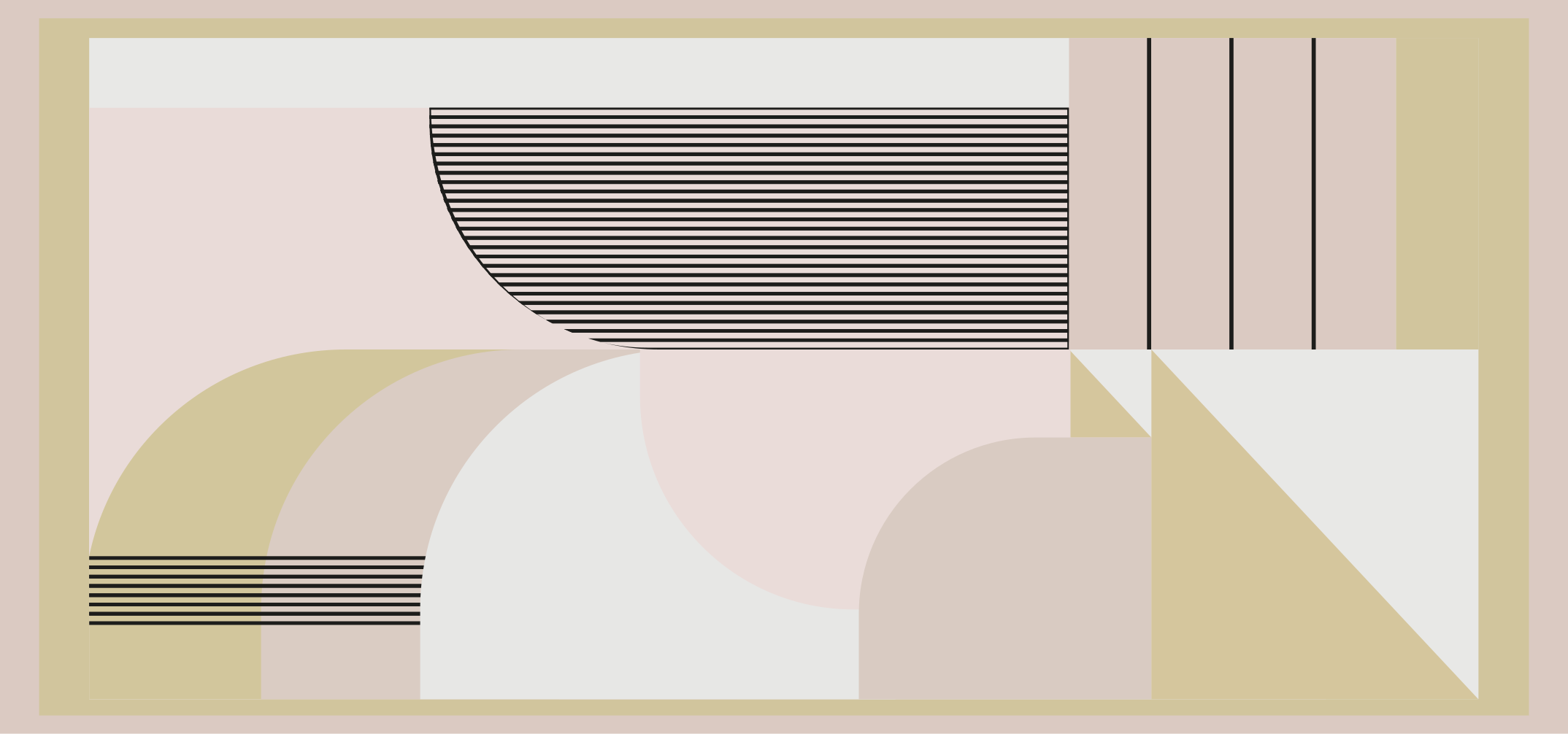 Modernus vinilinis kilimas abstraktūs geometriški sluoksniai - „Tenstickers“