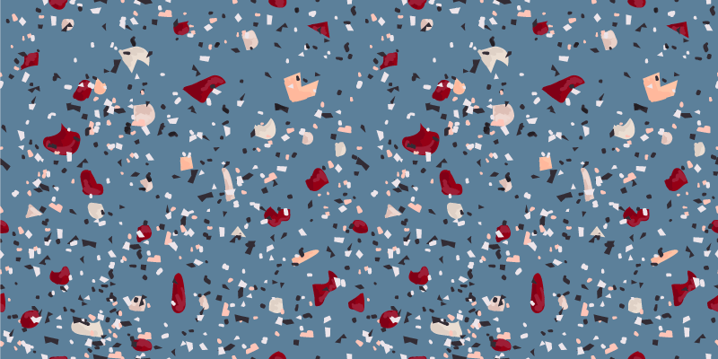 Tekstūrinis vinilinis kilimas drąsiais spalvotais raštais - „Tenstickers“